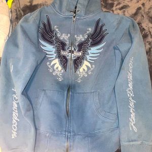 harley davidson zip up hoodie